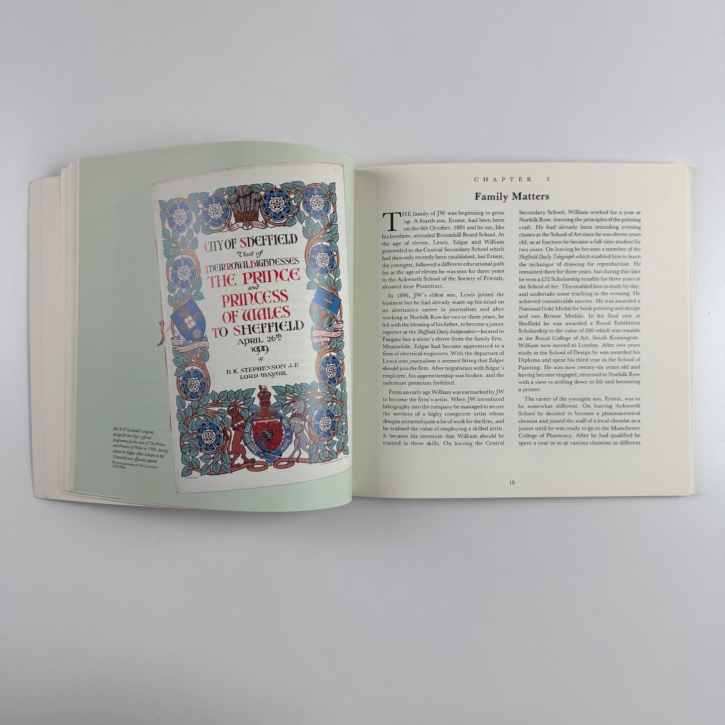 A history of J W Northend Printers of Sheffield 1889-1989, JW Northland, 1989