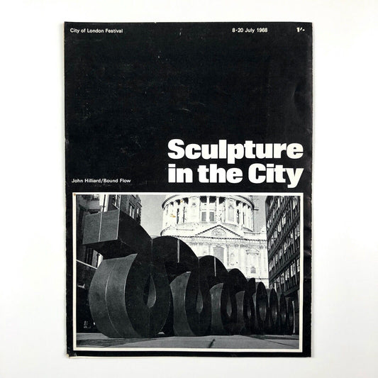 Sculpture in the City | City of London Festival leaflet 8-20 July 1968