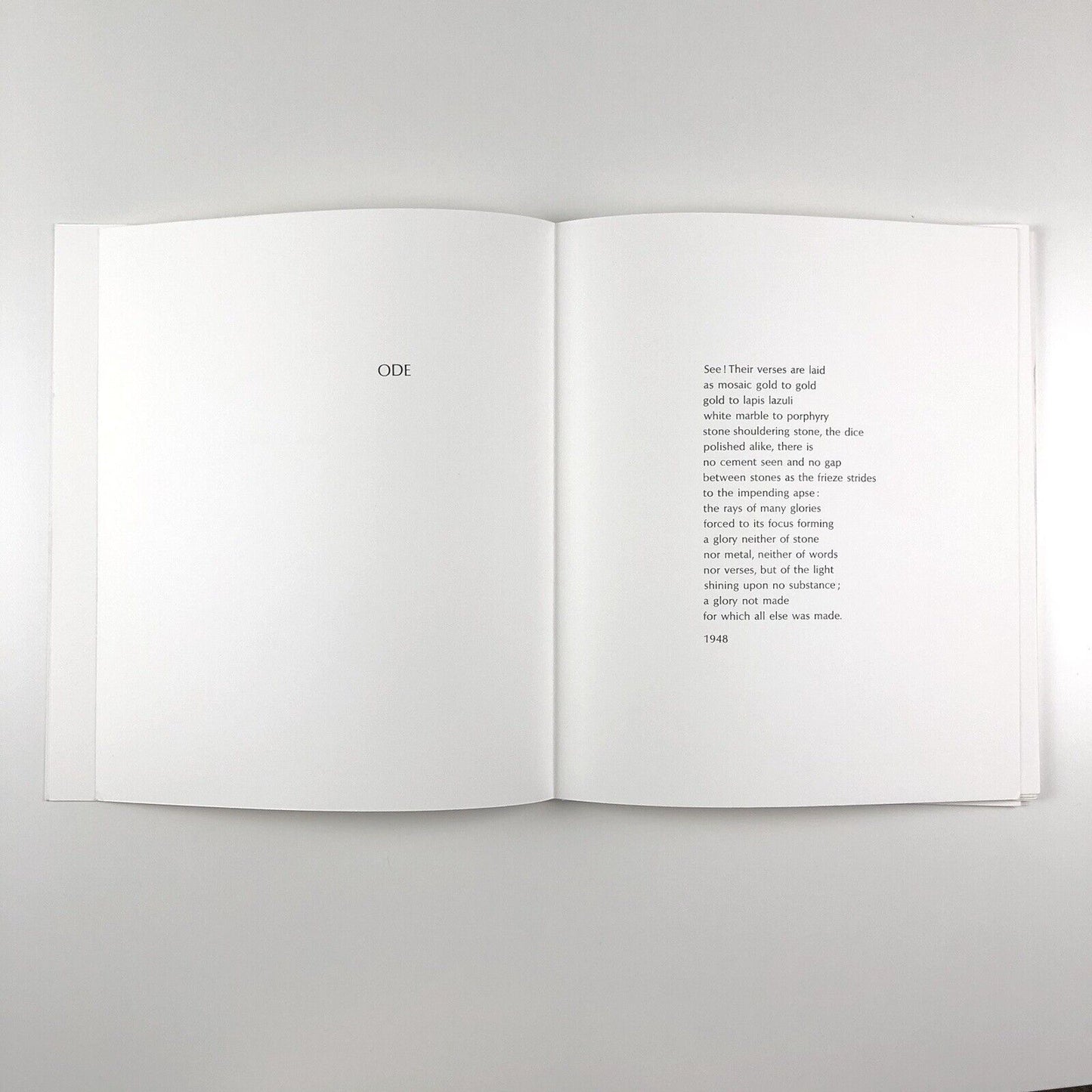 James Hugonin – Ode to Basil Bunting | Four screenprints | 1986 signed limited edition