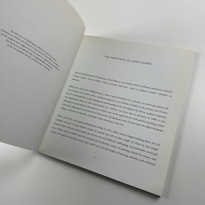 Josef Albers. Small Paintings | Waddington Galleries exhibition catalogue booklet, 2004