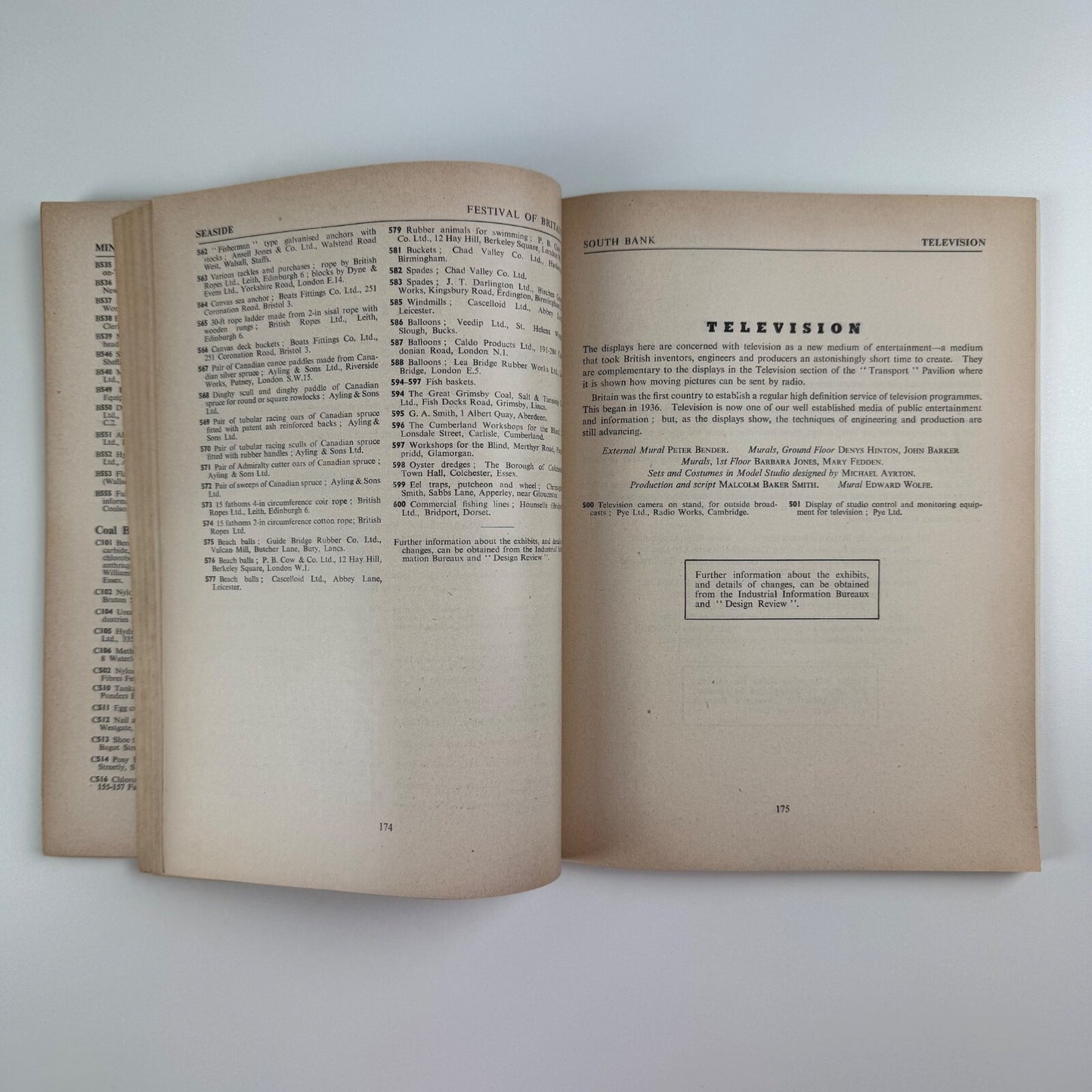 Catalogue of exhibits. Festival of Britain 1951 Exhibition