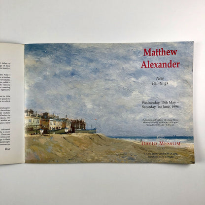 Matthew Alexander | David Messum Fine Art exhibition catalogue, 1996