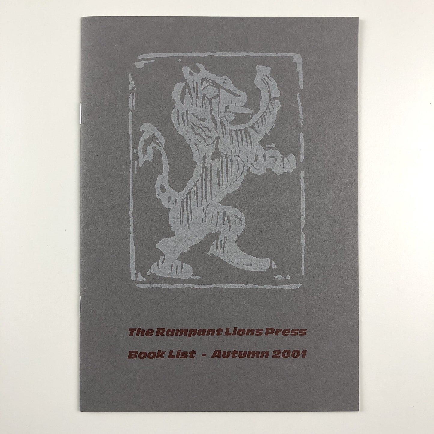 The Rampant Lions Press Book List – Autumn 2001 booklet