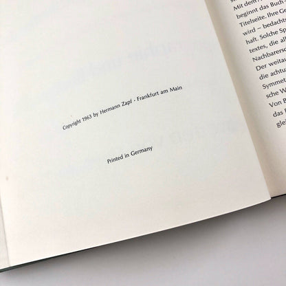 Typographische Variationen by Herman Zapf, 1963