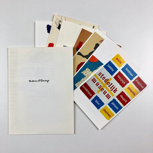 1997 reprint of the text 'Warm Printing' by Willem Sandberg – from the 1969 Stedelijk Museum exhibition