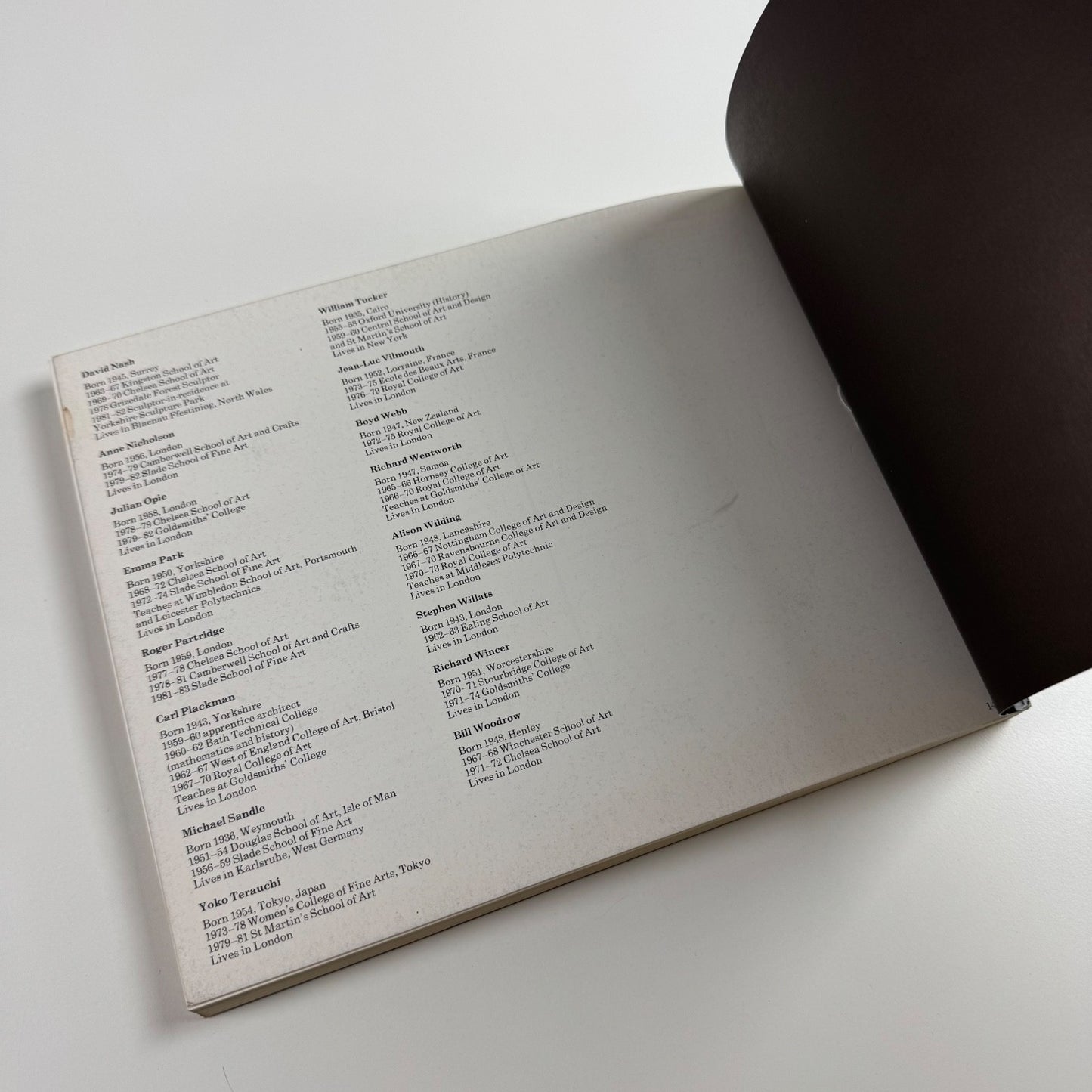 The Sculpture Show: Fifty Sculptors at the Serpentine & South Bank, 1983