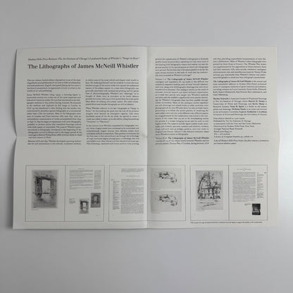 Leaflet/order form for James McNeill Whistler | Hudson Hills Press, 1998