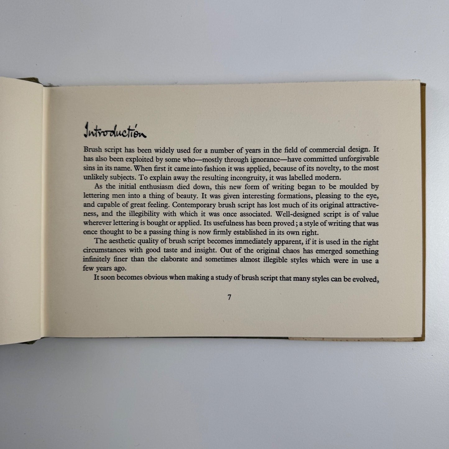 Brush Script by Donald Stevens | Batsford, 1953