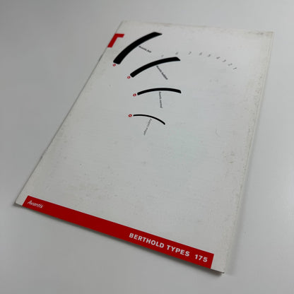 Type specimen booklet for Avantis | Berthold Types 176, undated