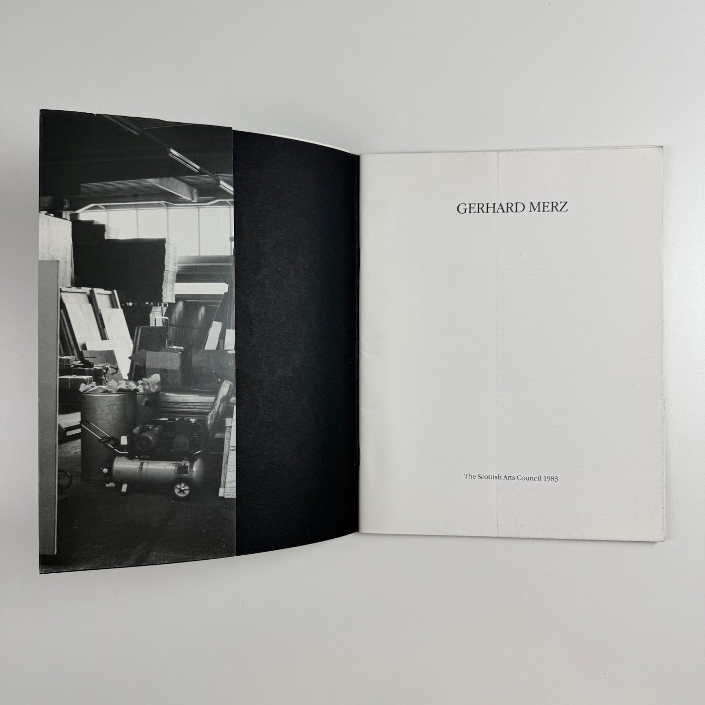 Gerhard Merz | The Scottish Arts Council, 1983