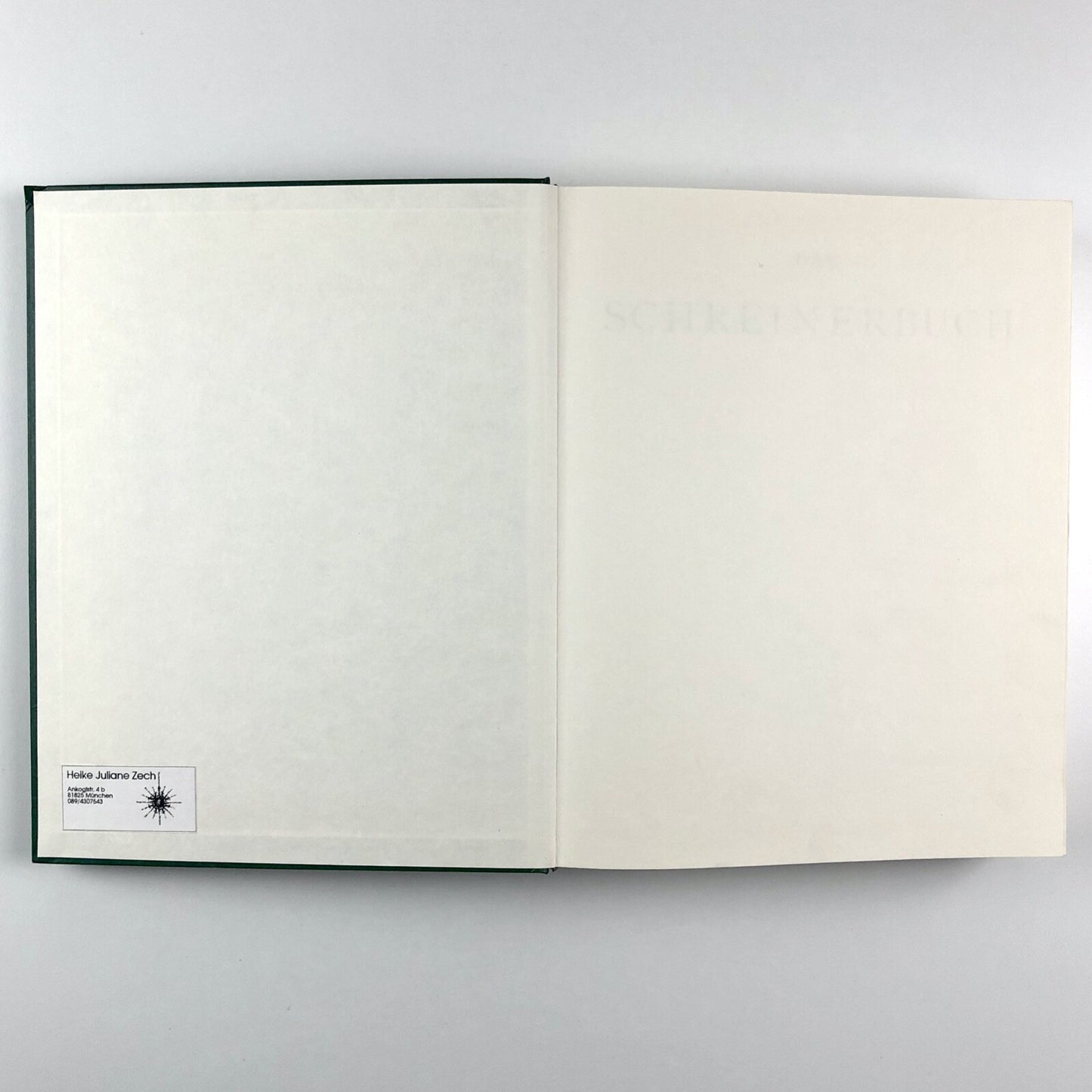 Das Schreinerbuch Die Möbelschreinerei | Th. Krauth und F.S. Meyer, 1996 reprint