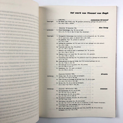 Vincent Van Gogh | Stedelijk Museum exhibition catalogue | Cat. no. 134, 1955