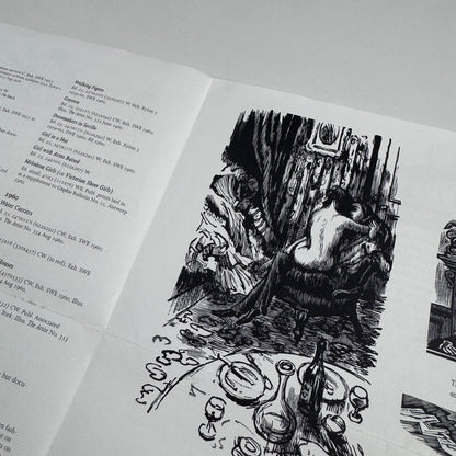 Prospectus for The Wood Engravings of Frank Martin by Hal Bishop | Previous Parrot Press, 1998