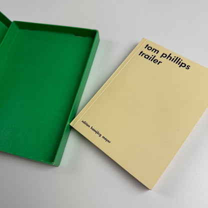 Trailer by Tom Phillips. From an edition of 500 signed and lettered edition Hansjorg Mayer