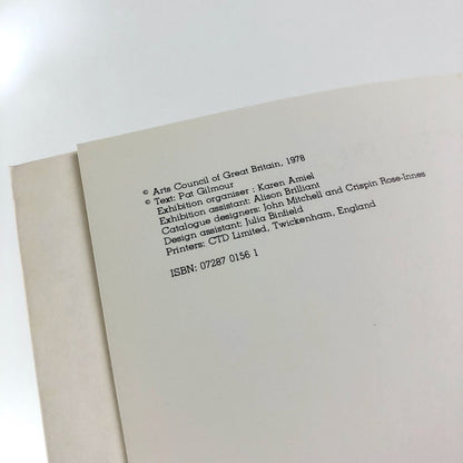 The Mechanised Image. An historical perspective on 20th century prints by Pat Gilmour | Arts Council 1978