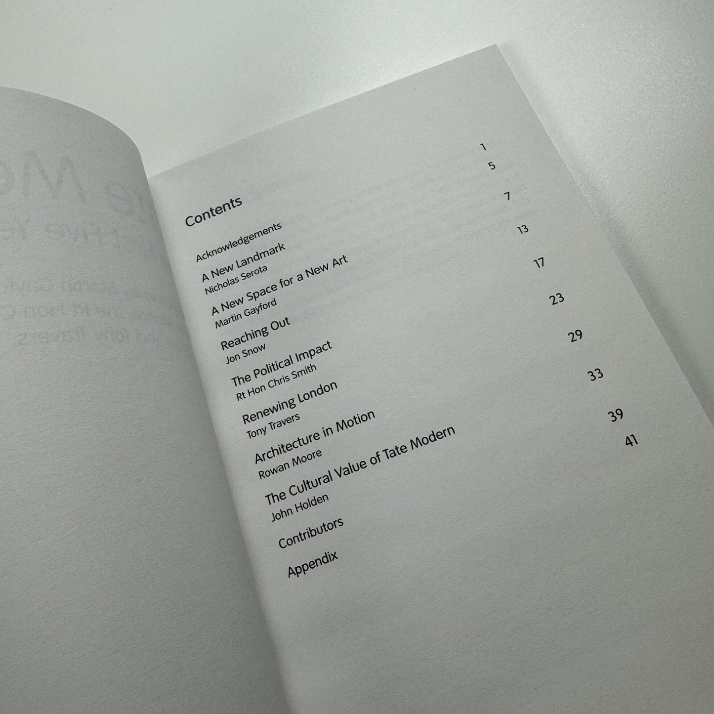 Tate Modern: The First Five Years | Tate, 2005 booklet
