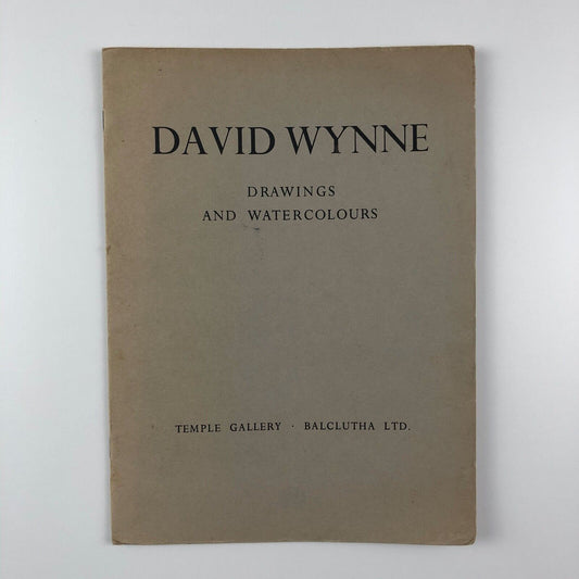 David Wynne Drawings and Watercolours | Temple Gallery | Balclutha Ltd, 1964