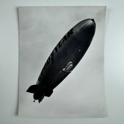 Photo of Goodyear N2A Europa airship from below
