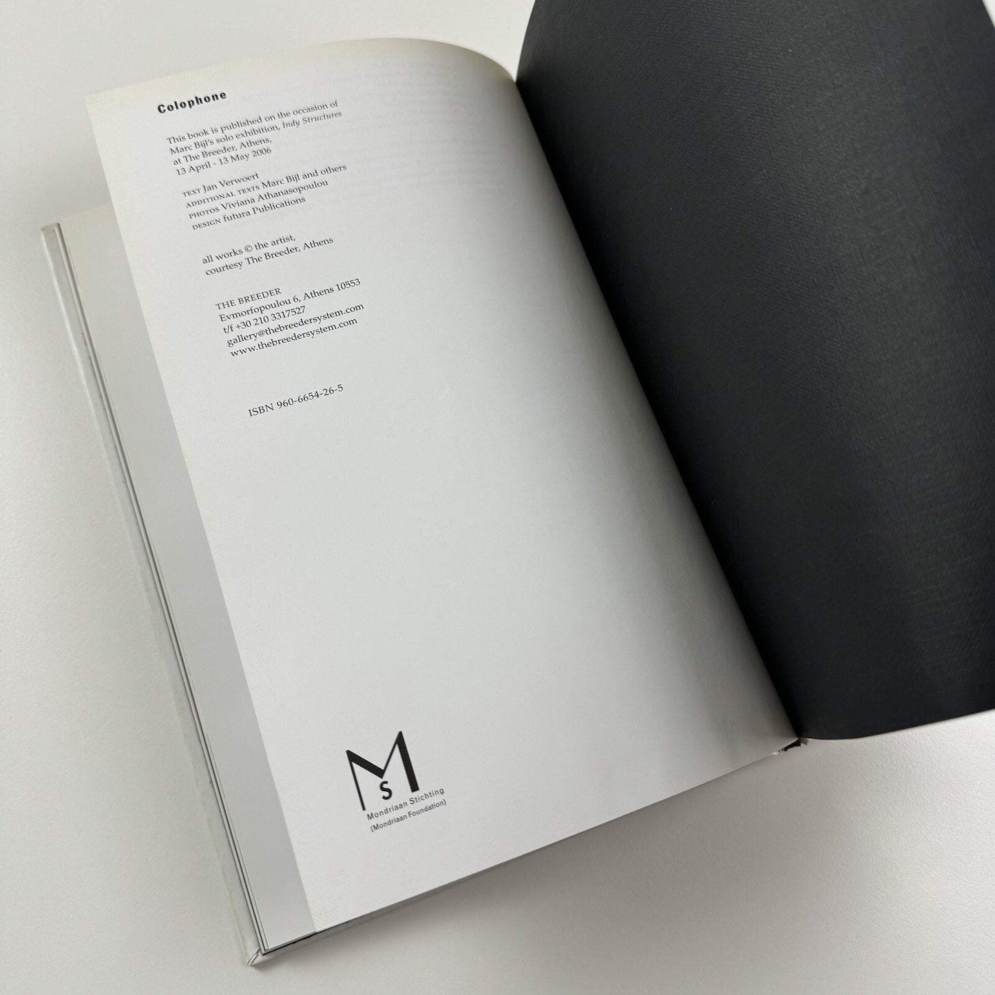 Marc Bijl. Indy Structures. In times like these | The Breeder, Athens 2006 catalogue