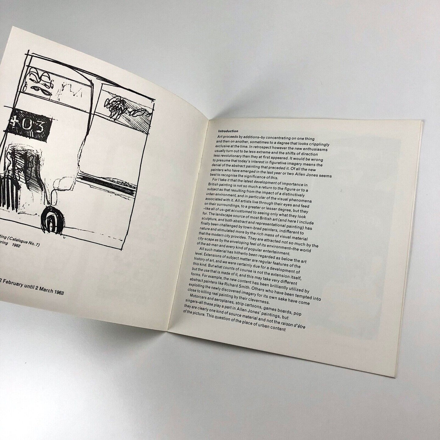 Allen Jones: Recent Paintings | Arthur Tooth & Sons catalogue, Feb-Mar 1963