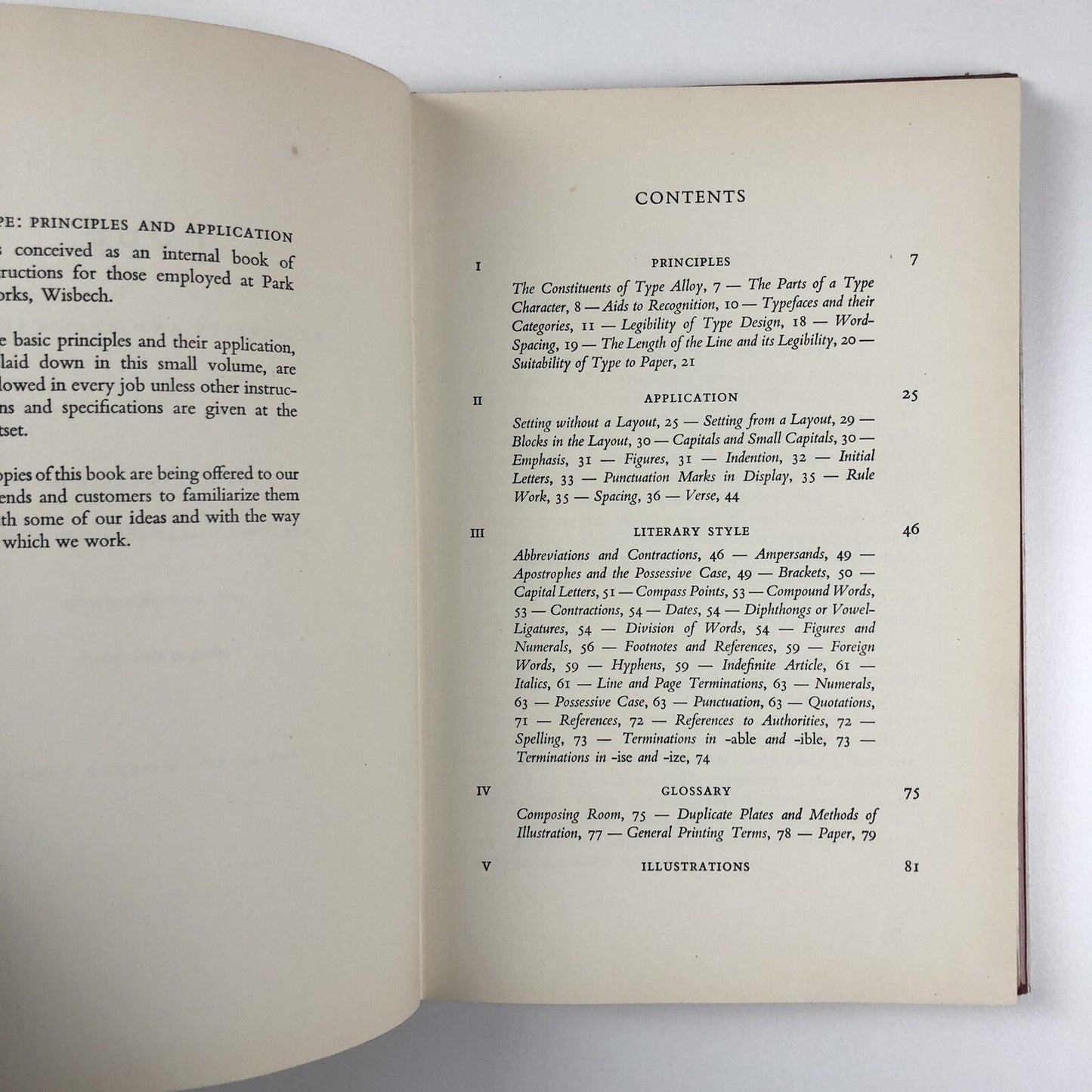 Type Principle and Application The House Style of Balding & Mansell | Edited by Charles Rosner