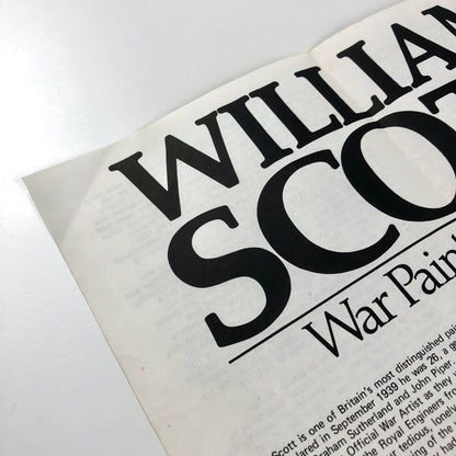 William Scott – War Paintings 1942-46 | Fold-out guide | Imperial War Museum, 1981