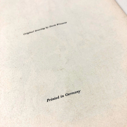 Christmas card / leaflet – Bauer Type Foundry Frankfurt-Main | Dorit Winzens, 1959
