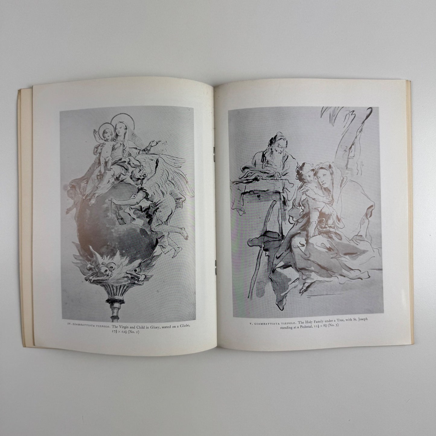Giovanni Battista & Giovanni Domenico Tiepolo Arts Council Gallery 1955 + private view invitation and typed press release