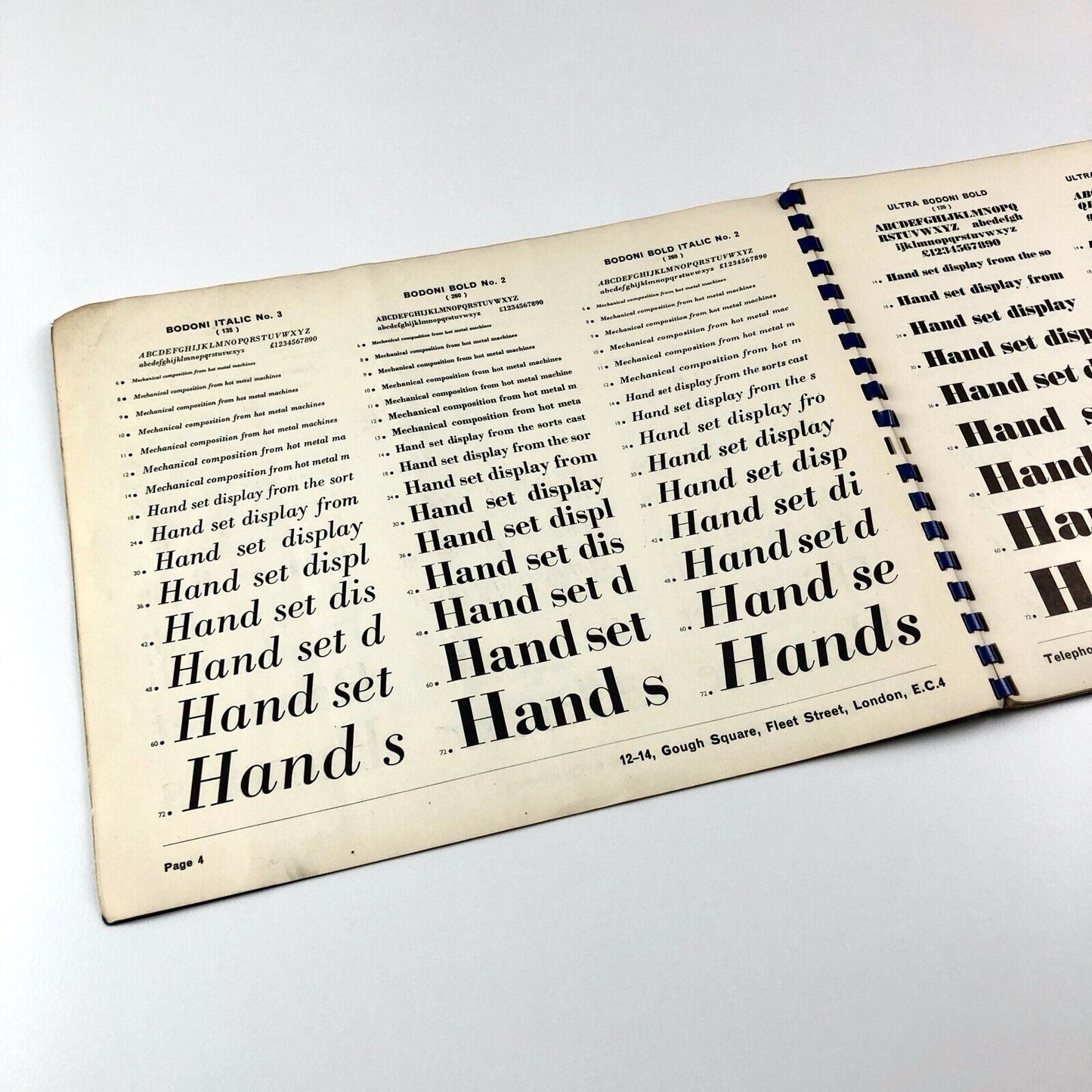'Monotype’ Faces by Monotyping Service Limited | Type face brochure, undated