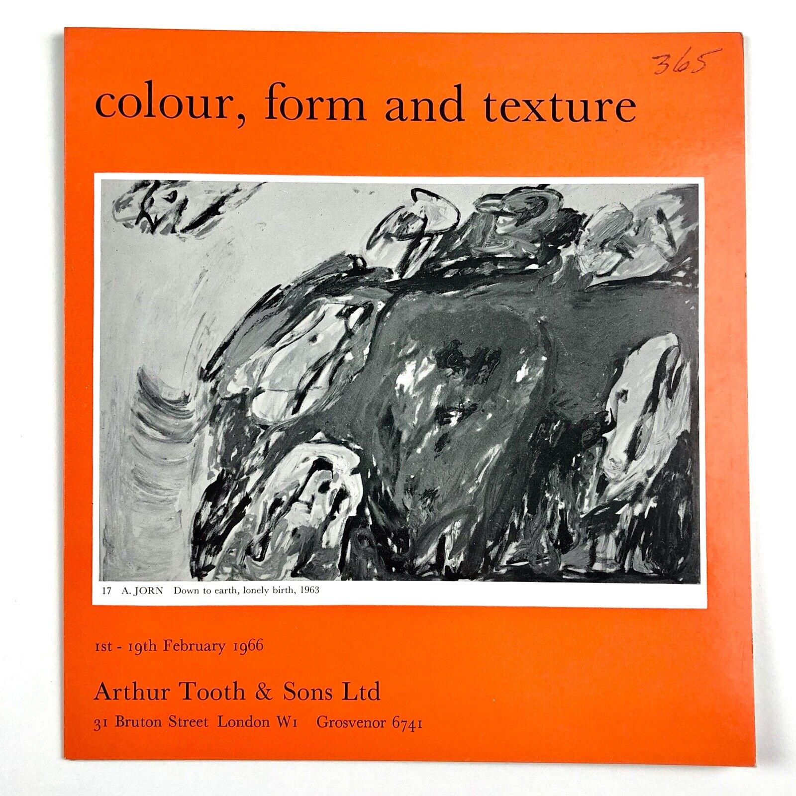 Colour, Form and Texture | Arthur Tooth, London catalogue, 1966 – Skylona