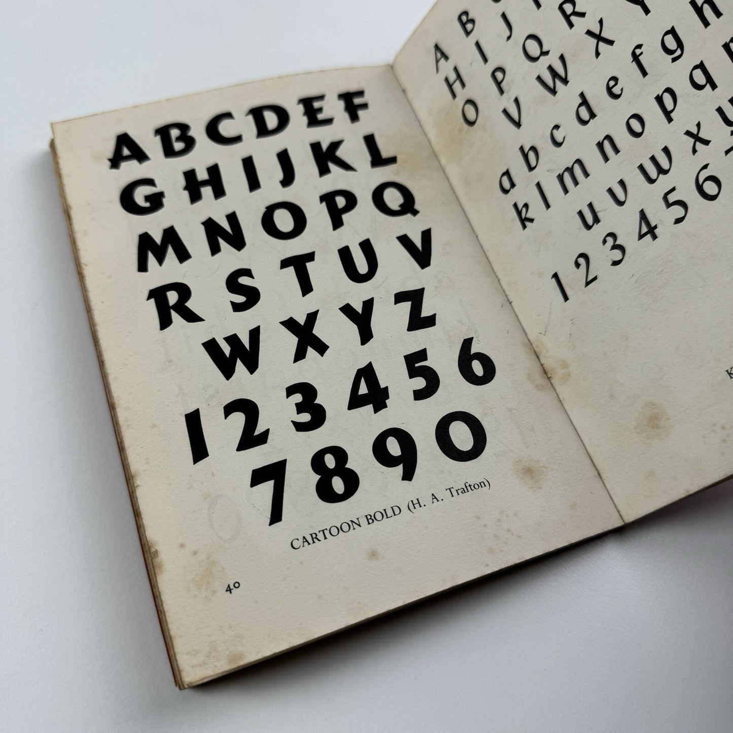 Spon’s Pocket Book of Alphabets | Revised edition, 1956