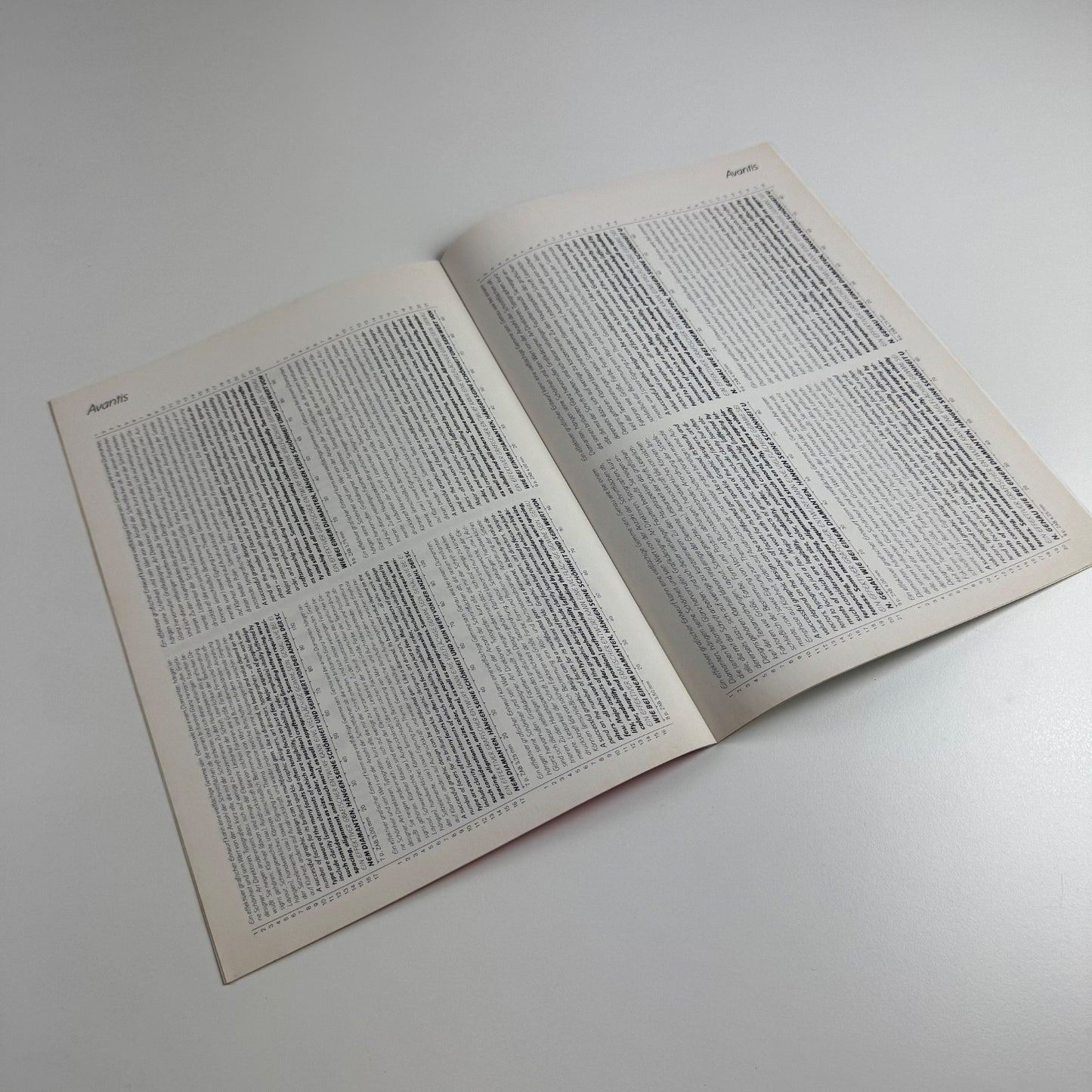 Type specimen booklet for Avantis | Berthold Types 176, undated