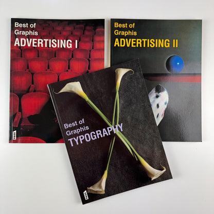 Journals x 3: Best of Graphis Typography; Best of Graphis Advertising I and II