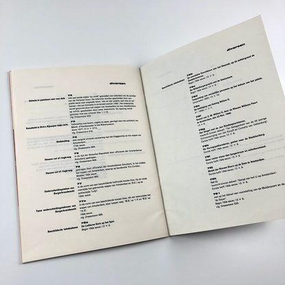 Aankopen Veiling Dreesmann | Gemeentemsuea Amsterdam catalogue no. 242, 1960