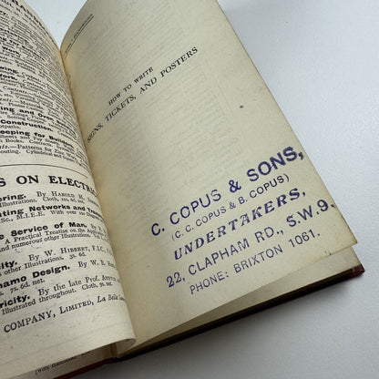 How to write signs, tickets and posters editor Paul N. Hasluck | Cassell & Co, 1914 [Copus & Sons]