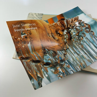 Jane Simpson – Fresh Fresher | Gagosian 2002 private view invitation and folding sheet