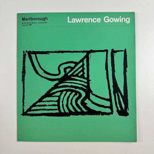 Lawrence Gowing | Marlborough Fine Art Jan 1965 cat. 152 design Gordon House