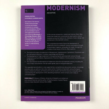 Modernism by Robin Walz | Pearson Education Ltd | 2nd edition, 2013