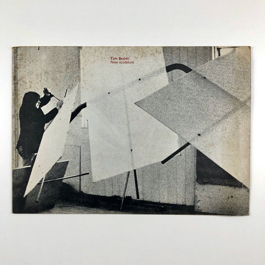 Folding card for Tim Scott. New sculpture | Museum of Modern Art, Oxford, 1969 | design by Gordon House