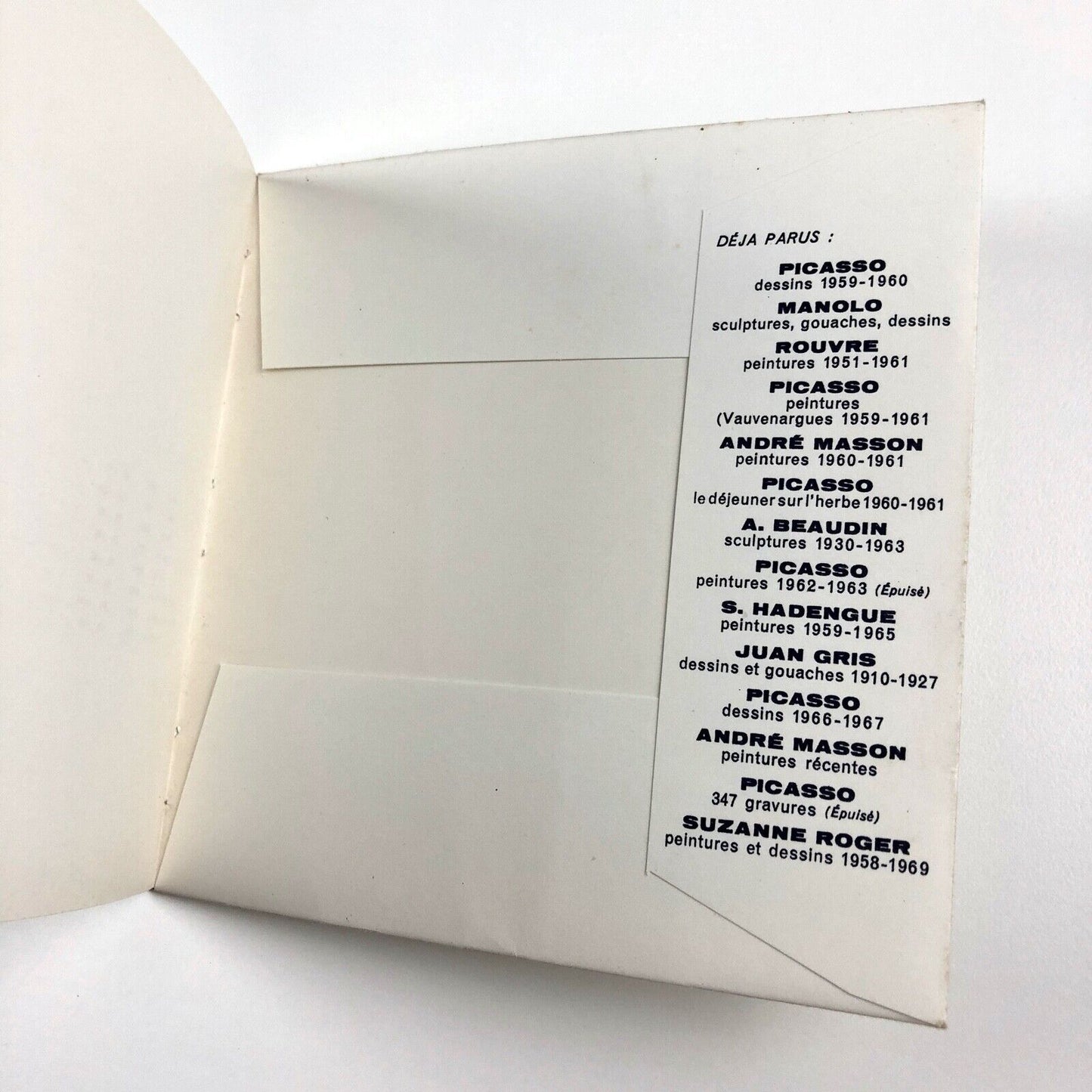 André Masson: Oeuvres Récentes 1968-1970| Galerie Louise Leiris 1970