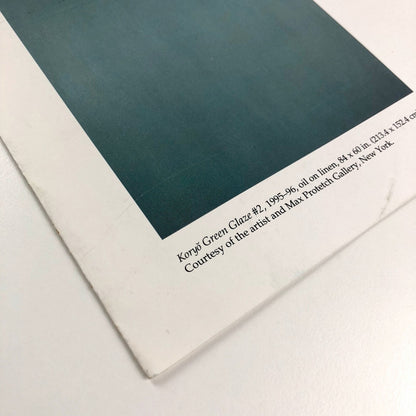 Byron Kim: Grey-Green | Hirshhorn Museum, Smithsonian Institution, 1996 exhibition leaflet