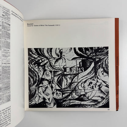 Futurismo 1909-1919 Exhibition of Italian Futurism Northern Arts 1972/3 + poster, press release, private view invitation and newspaper clippings