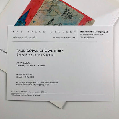 Paul Gopal-Chowdhury. Everything in the Garden | Art Space Gallery 2013
