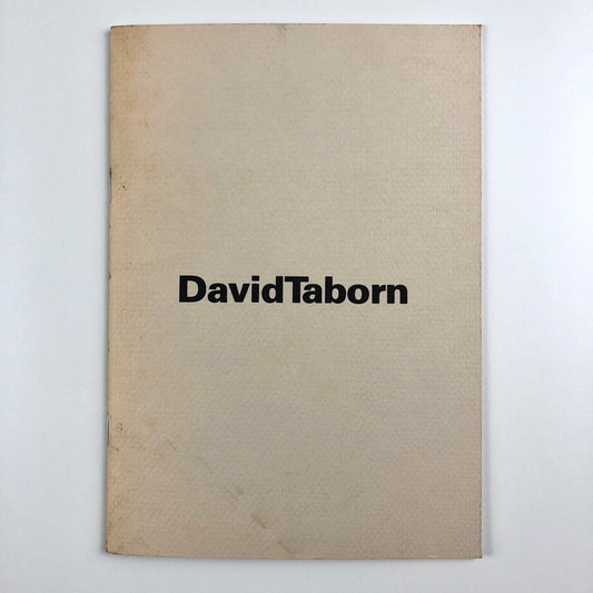 David Taborn – Paintings & Drawings | Nottingham University, Bluecoat Gallery 1981 | Catalogue and related ephemera