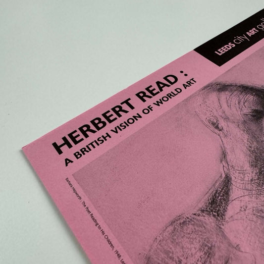 Leaflet/flyer for Herbert Read: A British Vision of World Art |  Leeds City Art Gallery, 1994