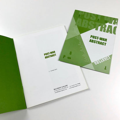 Post-War Abstract | Catalogue and private view invitation | Belgrave Gallery, 2010