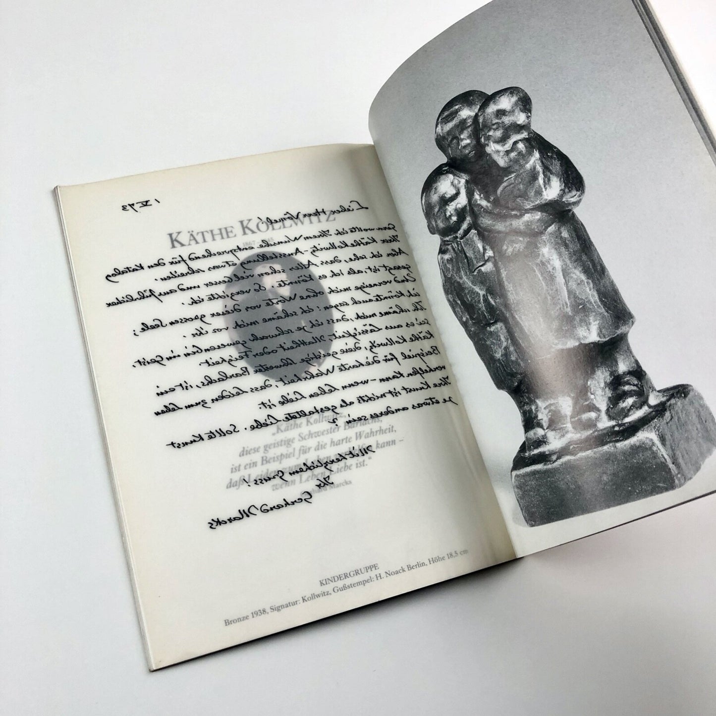 Marcks und Bildhauer seiner Zeit. Zum 100. Geburtstag von Gerhard Marcks | Galerie Vömel, 1989