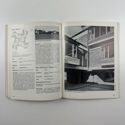 Cambridge New Architecture. A guide to modern buildings |Nikolaus Pevsner, 1965