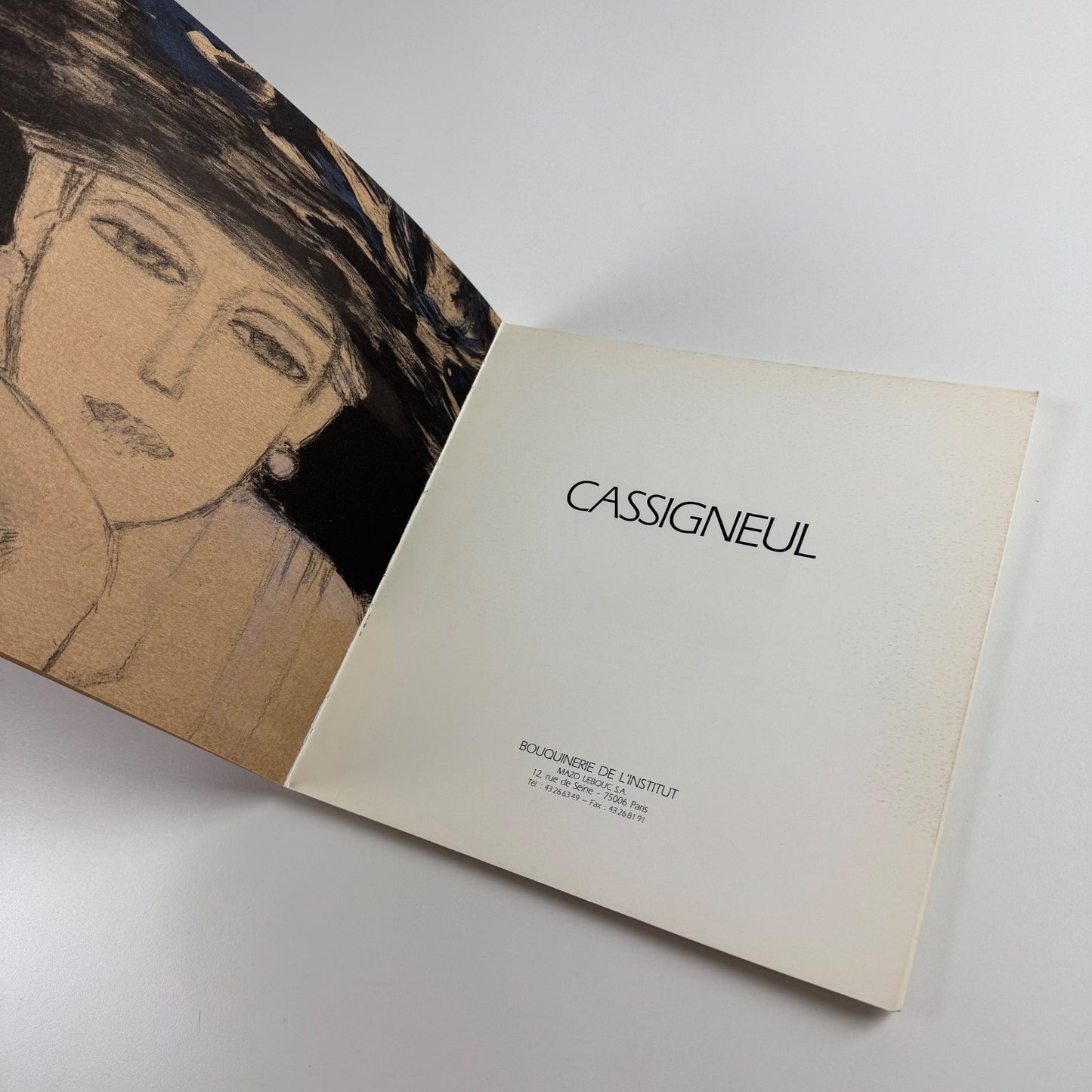 [Jean-Pierrre] Cassigneul | Bouquinerie de l’institut, Paris 1992