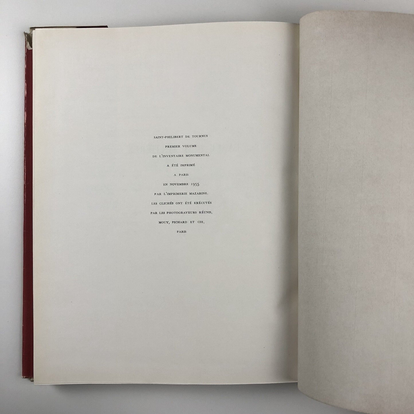 Saint-Philibert de Tournus |  Photographs by Georges de Mire | Text by J Vallery-Radot | M. Girodias, 1955